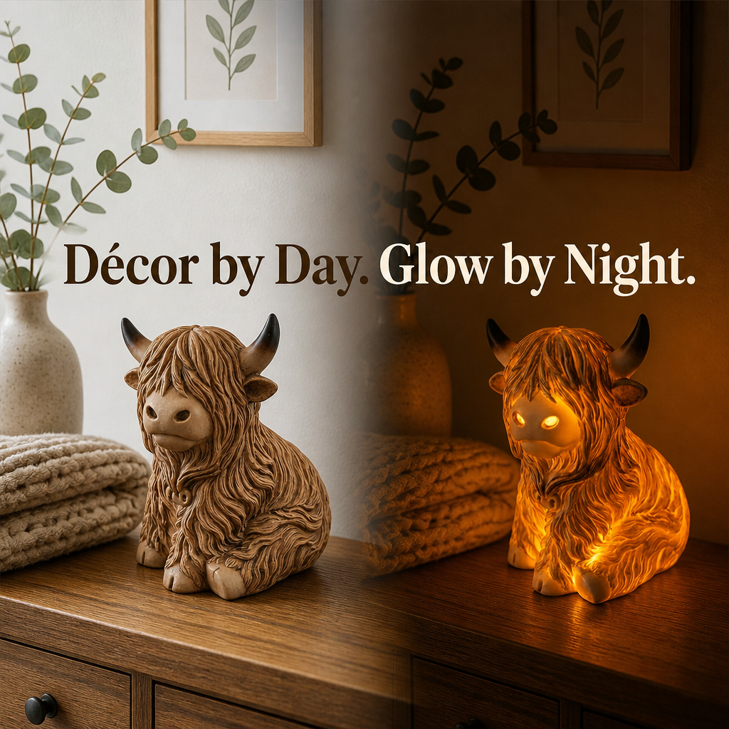 Bronwyne Glow™ — Illuminate Snug Spaces with Hand-Carved Highland Flair