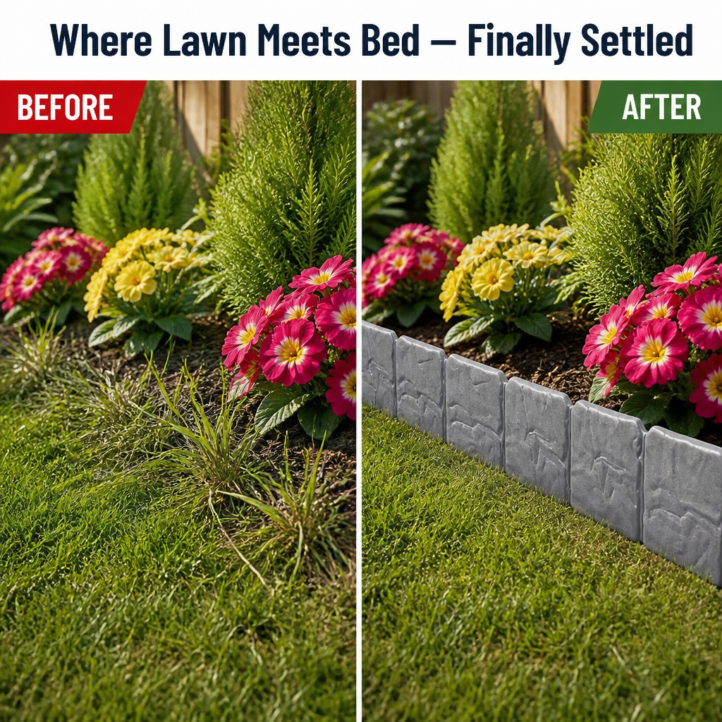 StoneVanta™ — Effortless Stone-Style Edging That Makes Your Garden the Envy of the Neighborhood