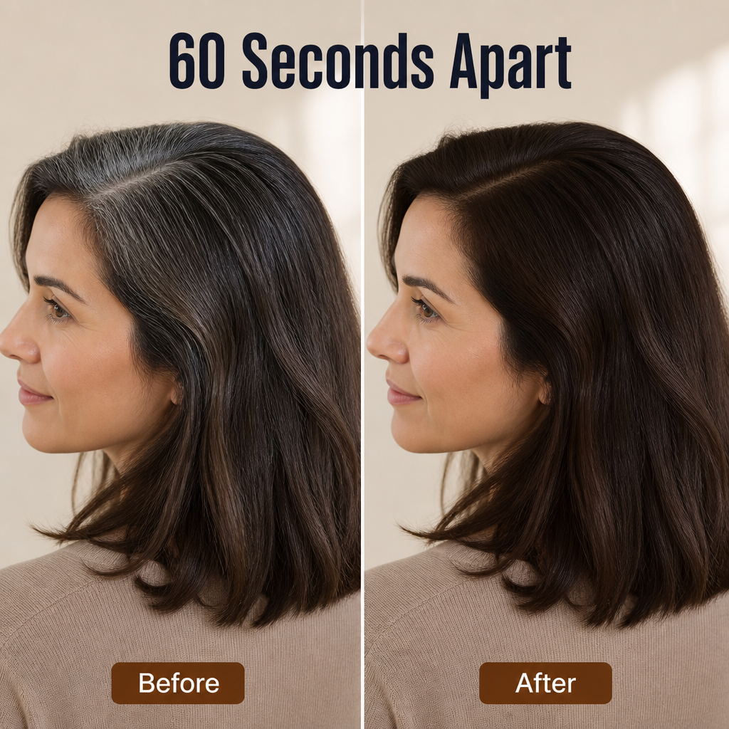 ColorGlide™ — Conceal Gray Roots in 60 Seconds, Sweat-Resistant All Day