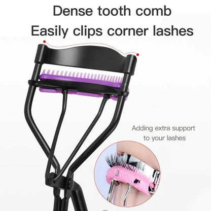 【LAST DAY SALE】New Eyelash Curler with Brush Makeup Tools (Buy One Get One Free)