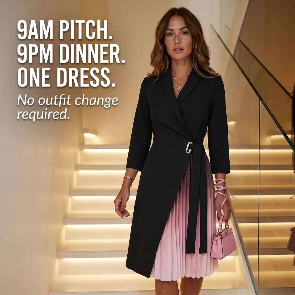 RadianceWave™ — One Dress, From Boardroom Briefing to Rooftop Soirée