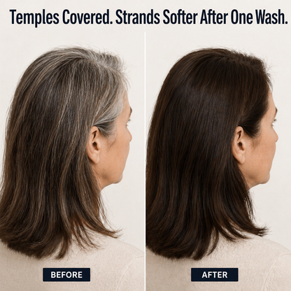 RadianceBoost™ — Infuse Deep Color That Masks Greys & Reinforces Strands