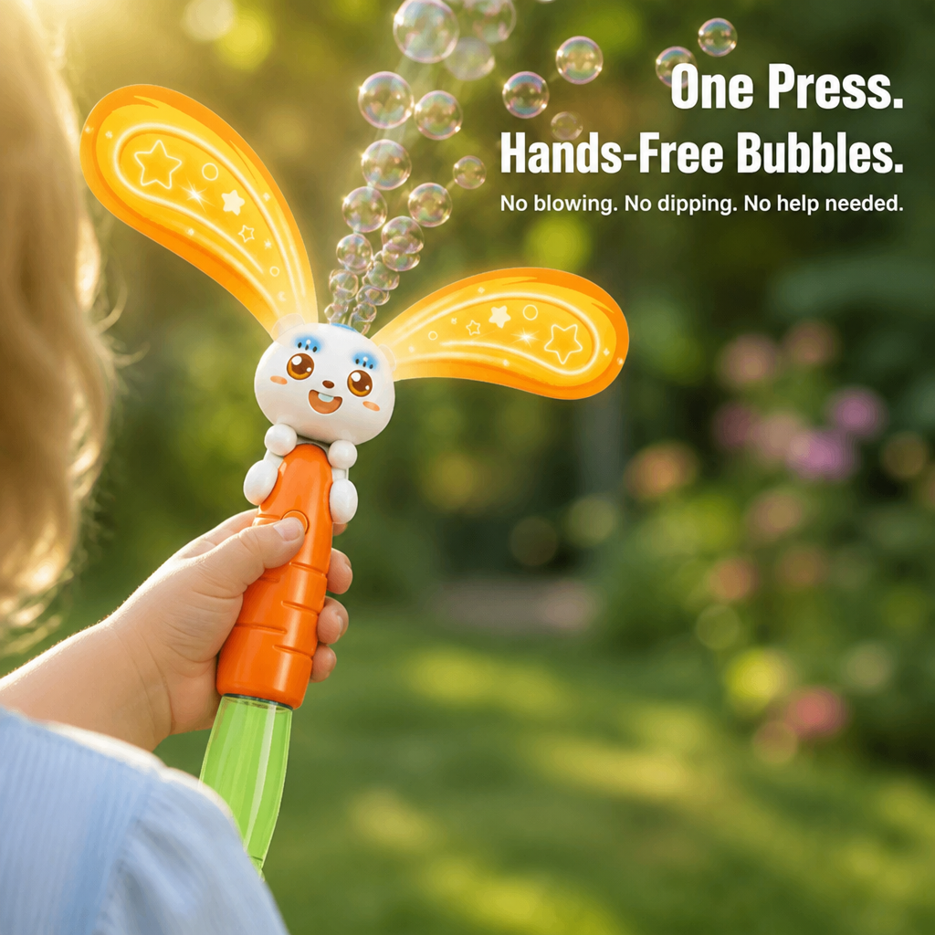 BubbleBliss™ — Draw Kids Away from the iPad with Glowing One-Click Bubble Fun