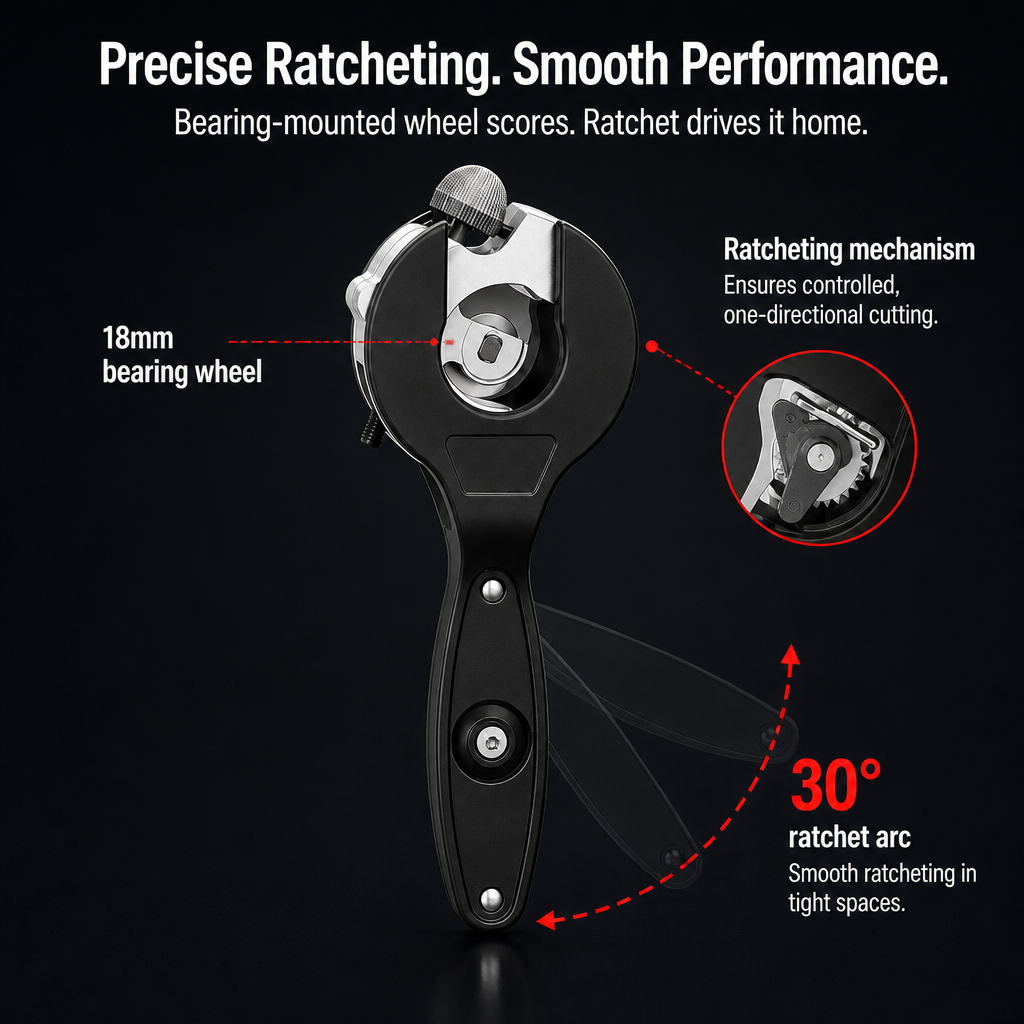FlowMaster Precision™ — Ratchet Fast Through PVC, Copper & PEX Without Pipe Damage in Seconds