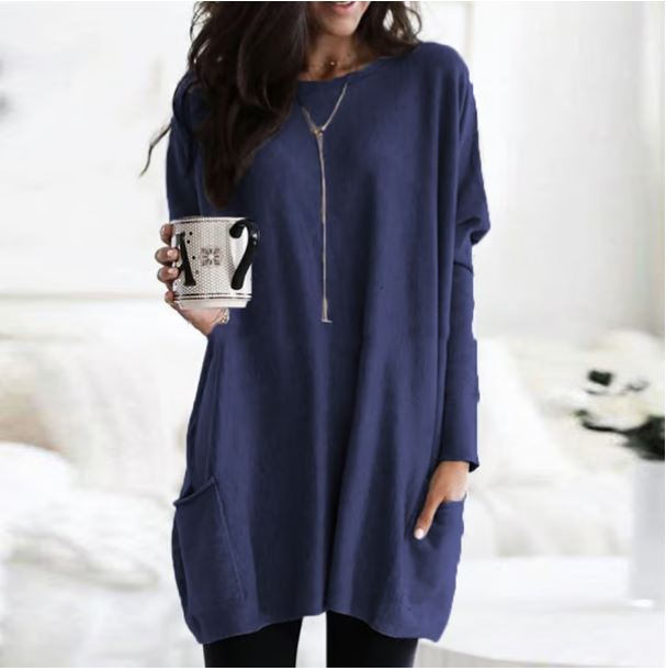 SolenaMist™ PocketBlouse — Effortless Elegance Meets All-Day Cloud-Soft Freedom