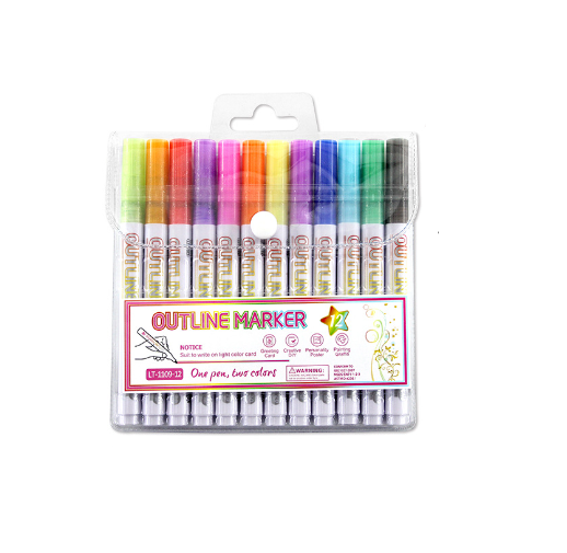 ColorVibe™ Dual-Glow Pen — Ignite Your Creativity with Dazzling Double-Color Brilliance