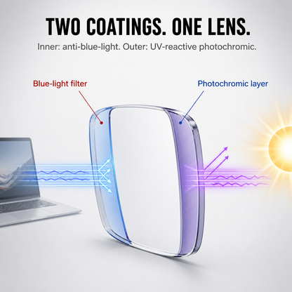 Visionary™ — Reduce Screen Glare Inside and Auto-Dim to Shades Outside