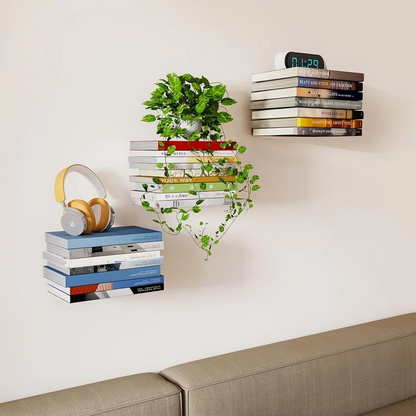 BookLev | Showcase your books as if by magic with this invisible shelf.