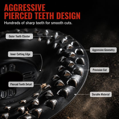 VeloCraft™ — Cut, Sculpt & Shape Wood at Double Speed on Any 5″ Grinder