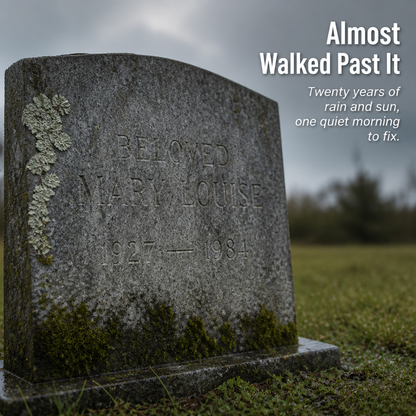 StoneVibe™ — Restore Worn Memorial Names to Crisp, Weather-Resistant Definition