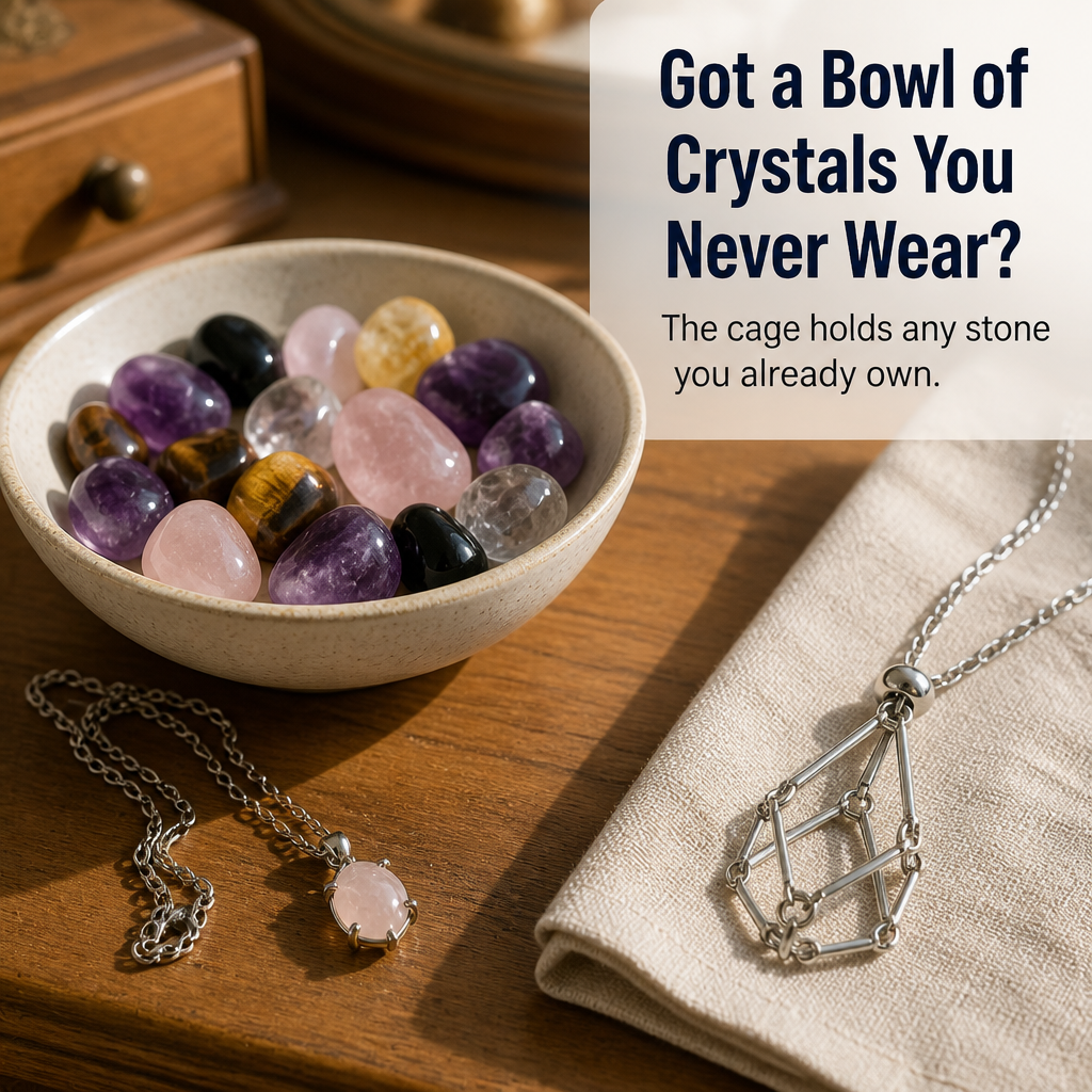 VioraNest™ — Wear Every Crystal You Love, Swap Your Energy Instantly