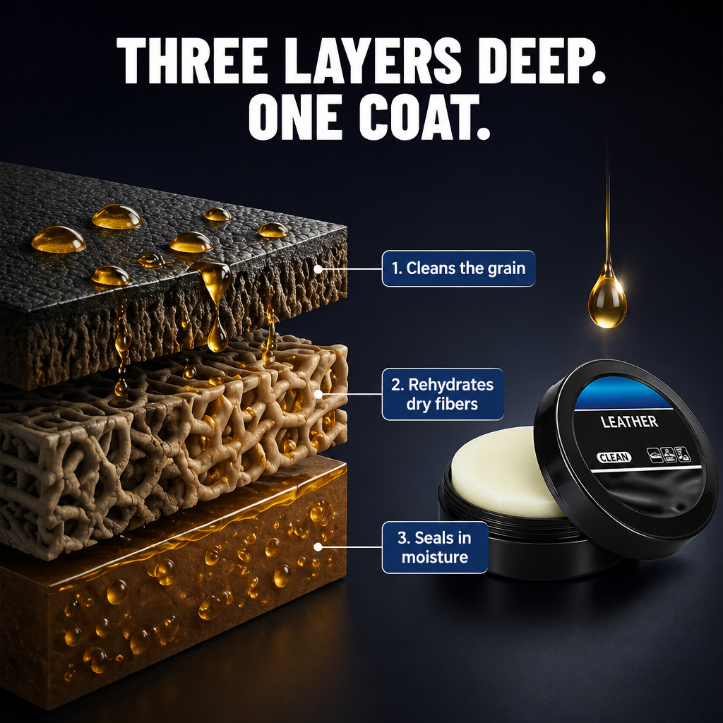 LeaTherma™ Balm — Revive Silky Smoothness and Protect Your Leather for 6 Months