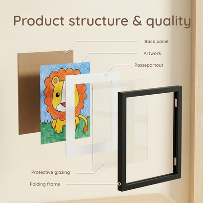 Artisoul™ Frame — Celebrate Every Spark of Your Child’s Genius with a Gallery That Grows & Glows