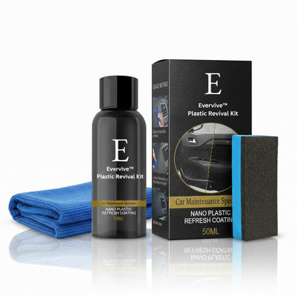 LuminaShine™ Plastic Rescue Kit — Bring Faded Car Plastics Back to Stunning, Showroom-Ready Shine Instantly