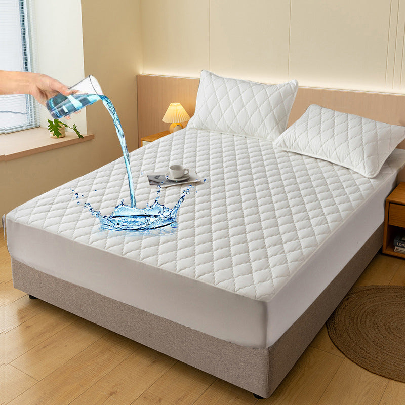 SnoozeShield™ — Wrap Your Bed in Heavenly Softness and Total Stain Defense