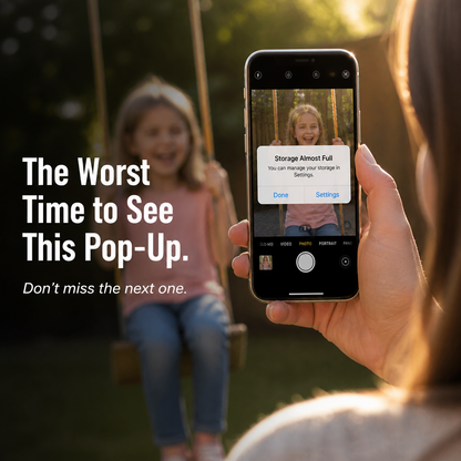 MemoraLink™ — Clear Space on Your iPhone Instantly, No iCloud Required