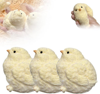 Handcrafted Ultra Soft Furry Chick Plush Toy