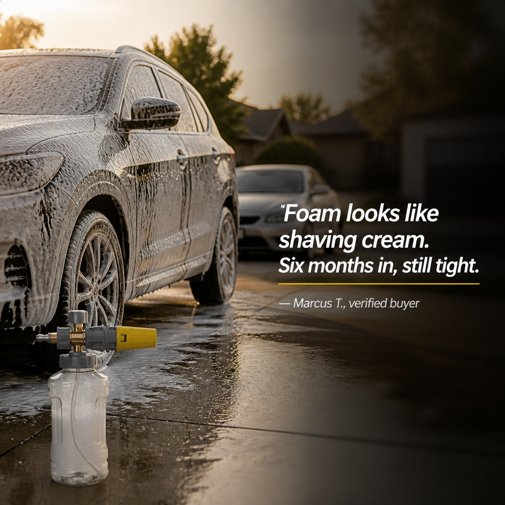 FoamMaster Pro™ — Transform Your Wash with Thick, Clinging Foam That Does the Hard Work for You