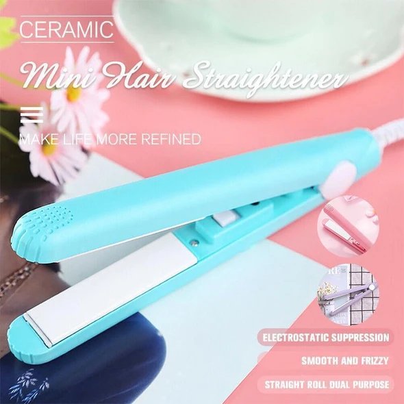 【LAST DAY SALE】2-in-1 Mini Ceramic Hair Curler and Straightener™