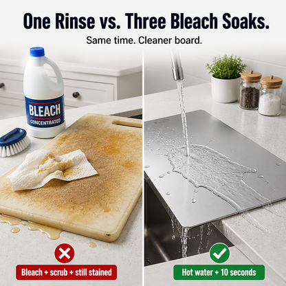 SteelPure™ — Swap Three Stinky Boards for a Single One That Rinses Easy