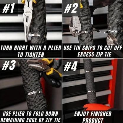 IronGrip™ Stainless Steel Cable Ties — Lock Down Your Load with Unbreakable Confidence