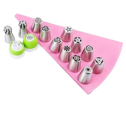 Blosséa™ Tulip Decorating Set — Transform Your Cakes into Stunning, Jaw-Dropping Masterpieces Effortlessly