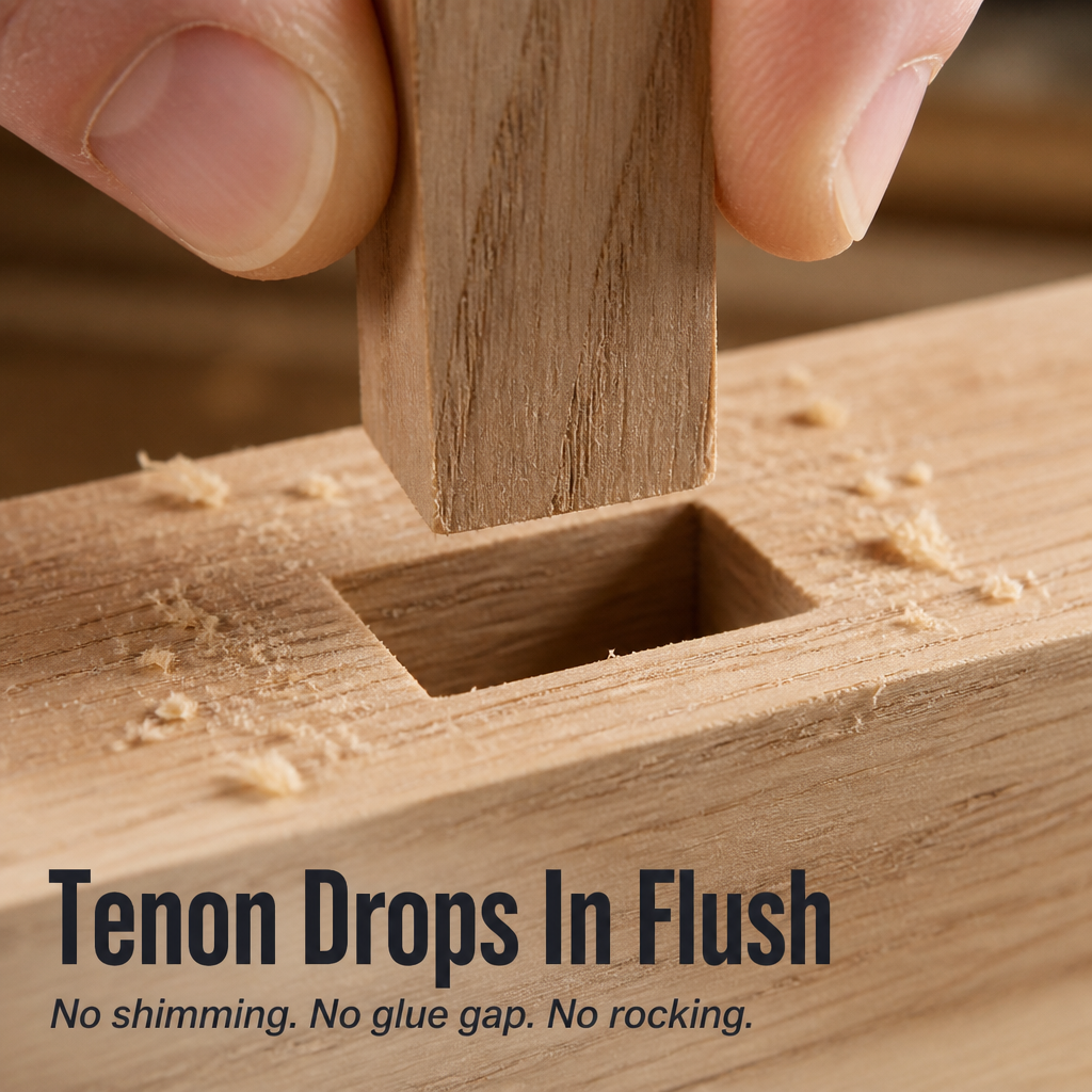 TrueEdge™ — Drill Perfectly Square Mortises in One Easy Cut, Every Time