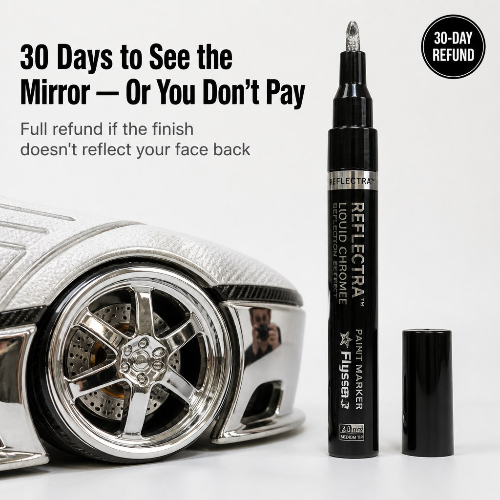 Reflectra™ — Real Liquid Chrome Paint That Dries To A Mirror Finish