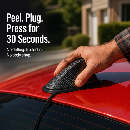 SkyRazor™ — Swap the Stock Whip for a Factory-Style Shark Fin in 60 Seconds