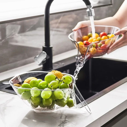 AquaDrain™ — Keep Your Produce Crisp, Fresh, and Spotless Every Time