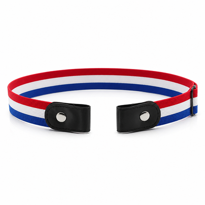 FlexiStride™ – Snapless Stretch Belt with Hidden Closure