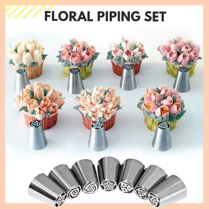 CakeCouture™ - 7-Piece Set of Cake Decoration Nozzles