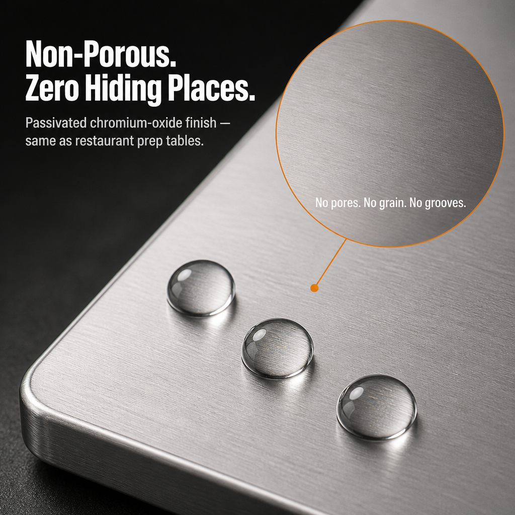 SteelPure™ — Swap Three Stinky Boards for a Single One That Rinses Easy