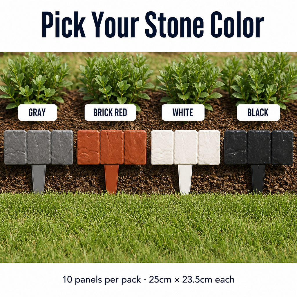 StoneVanta™ — Effortless Stone-Style Edging That Makes Your Garden the Envy of the Neighborhood