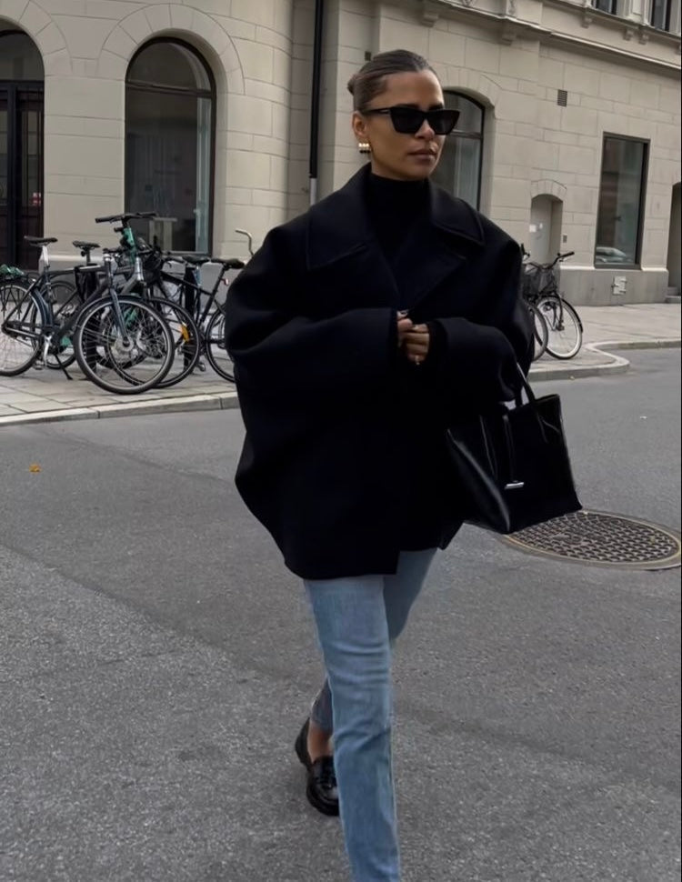 Jazzy | Stylish Oversized Wool Coat for Winter Fashion