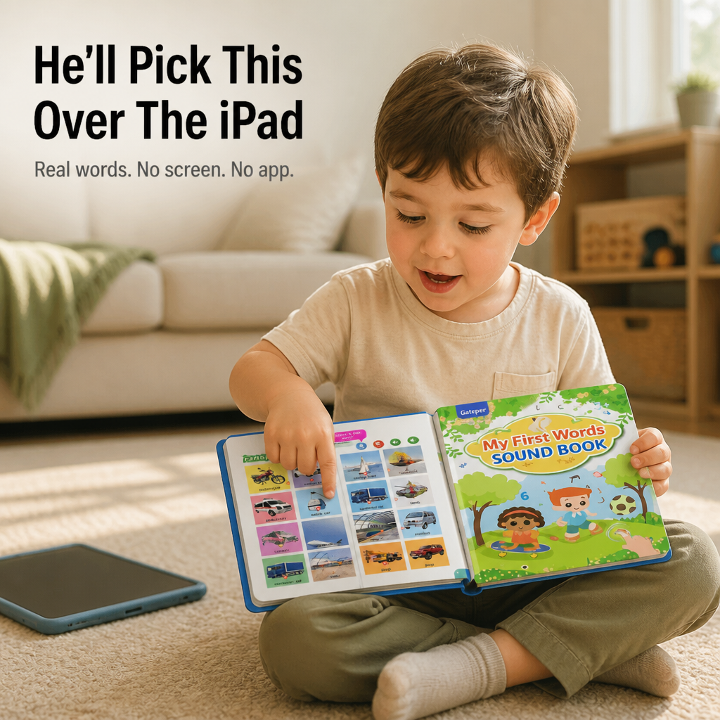 SparkSpeak™ — Have Your Toddler Speaking Real English Words Without Needing Another Tablet
