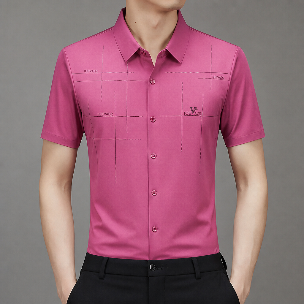 Maxon™ – Stretch Short-Sleeve Button-Down Shirt, Wrinkle-Resistant