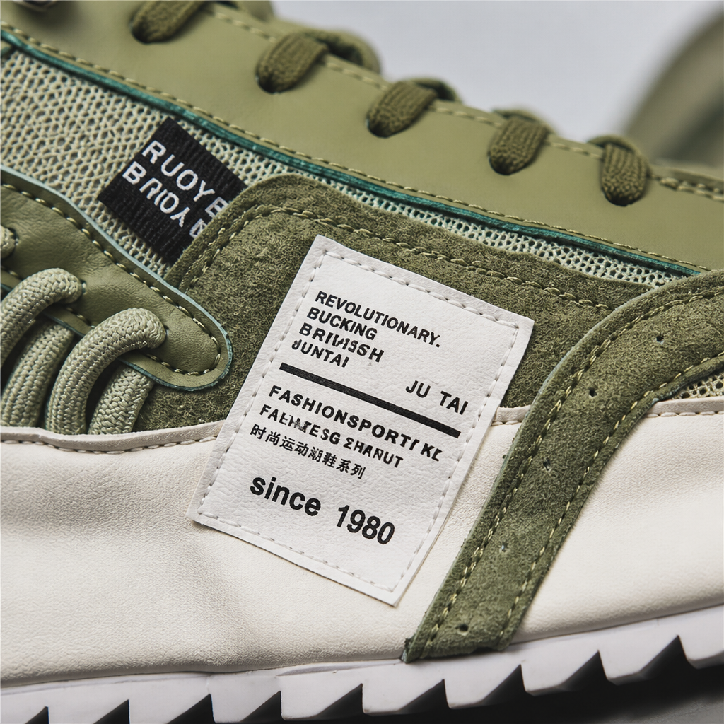 StridePro™ – Heritage Retro Running Sneakers in Suede & Mesh Blend