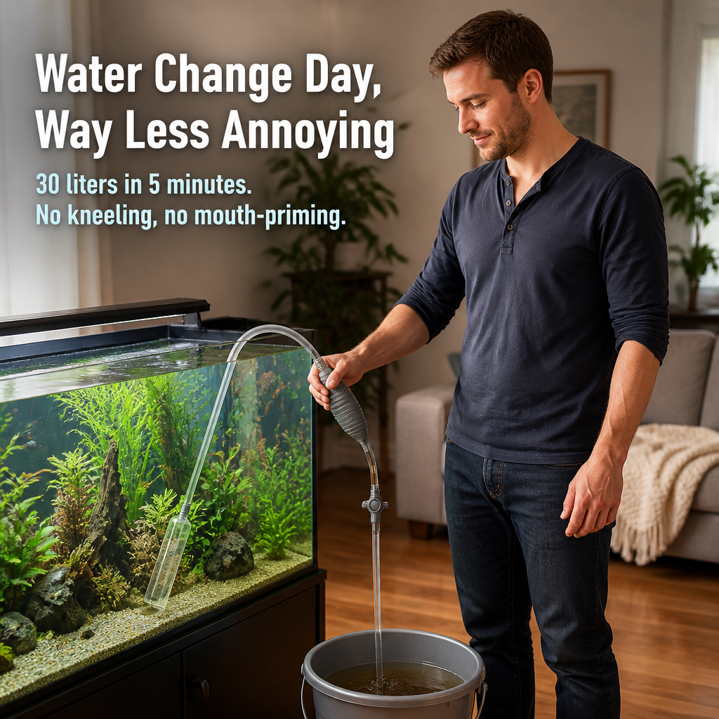 Flexora™ — Empty Your Tank with a Vacuum in 5 Minutes, No Bending or Mouth-Priming Needed
