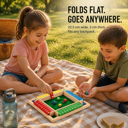 BrainSwing™ — Roll, Add & Close the Box for Screen-Free Family Fun Nights