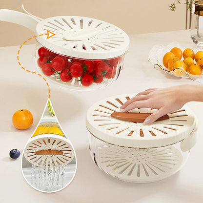 Multipurpose Drain Basket Featuring Lid🥗