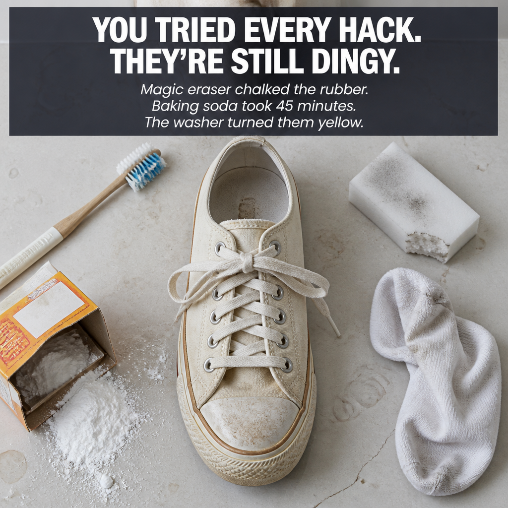PureStep™ — Remove Dingy Yellow Stains & Revive White Sneakers in 5 Minutes