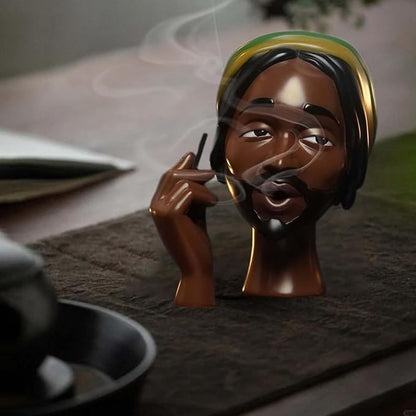 Zen Beauty | Exquisite Black Woman Head Incense Burner
