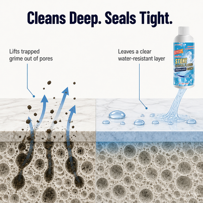 CrystalSure™ — Remove Years of Stains and Lock in Stone Shine in Minutes