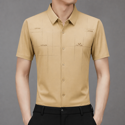 Maxon™ – Stretch Short-Sleeve Button-Down Shirt, Wrinkle-Resistant