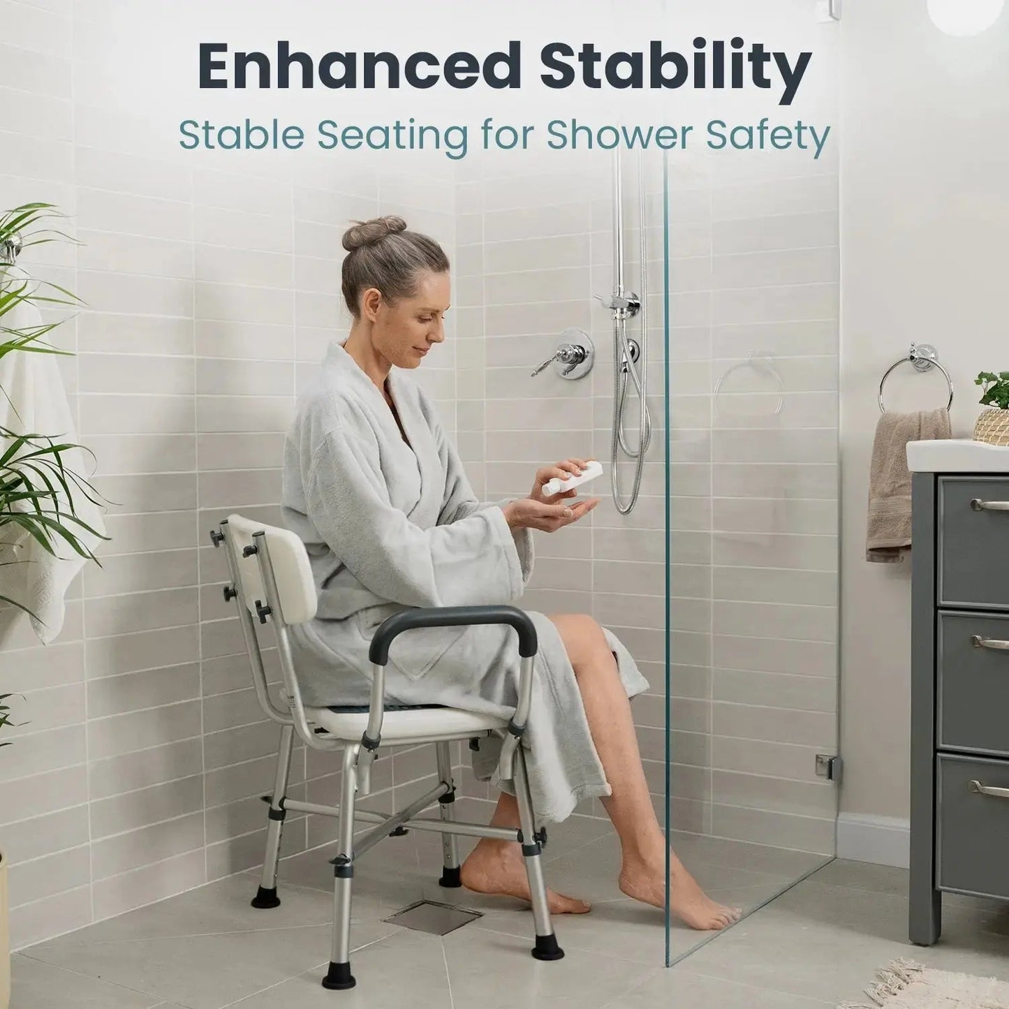 Shower Chair with 450lb Capacity