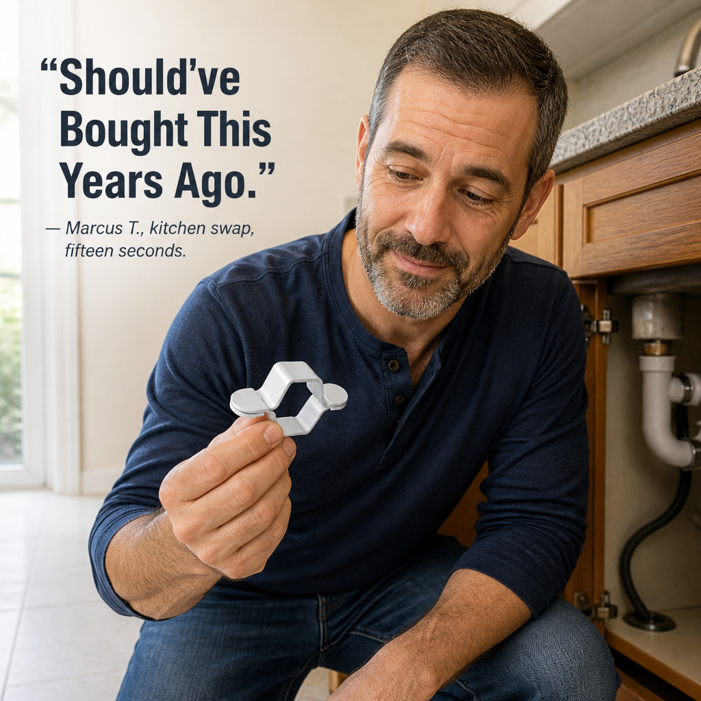 PowerGrip™ — Spin Supply Lines Smoothly, Quickly Loosen Stuck Faucet Nuts