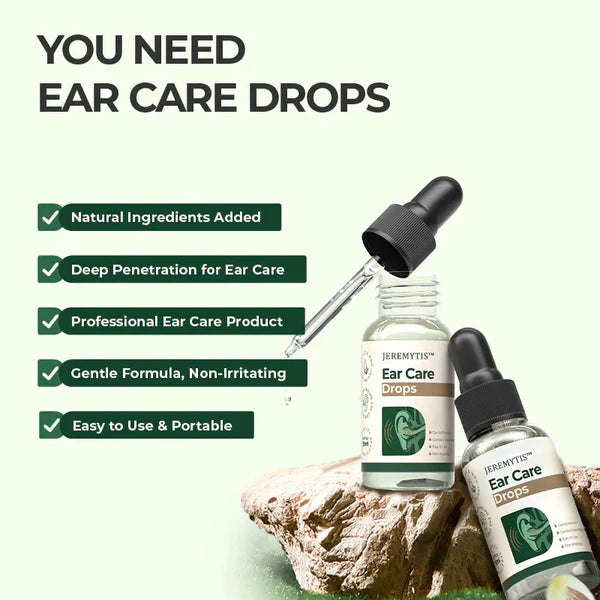 JEREMYTIS™ Ear Care with Natural Ingredients - Soothing Comfort for Tinnitus, Itching, and Ear Discomfort 🌿👂