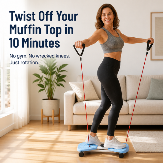 SilentPro™ — Shed Your Muffin Top with No Knee Strain or Noisy Exercise