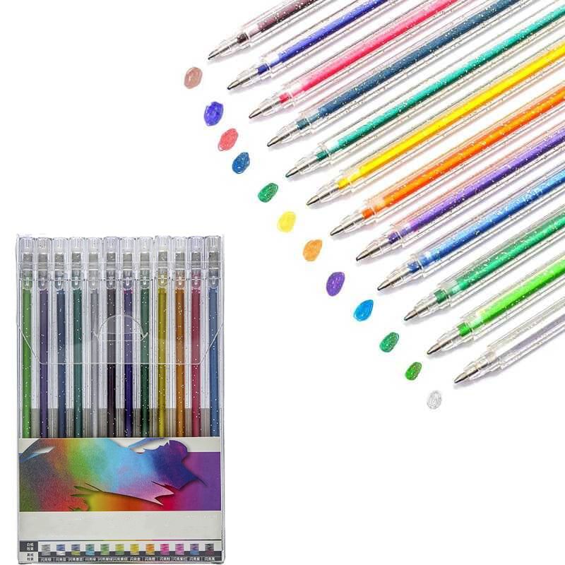 RadianceFlow™ Glitter Gel Pens — Ignite Your Creativity with Smooth, Smudge-Proof Sparkle That Lasts